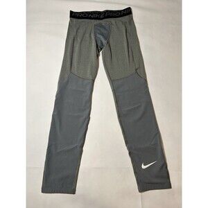 Nike Pro Training Pants Mens XL Gray Compression Tights Dri Fit Athletic